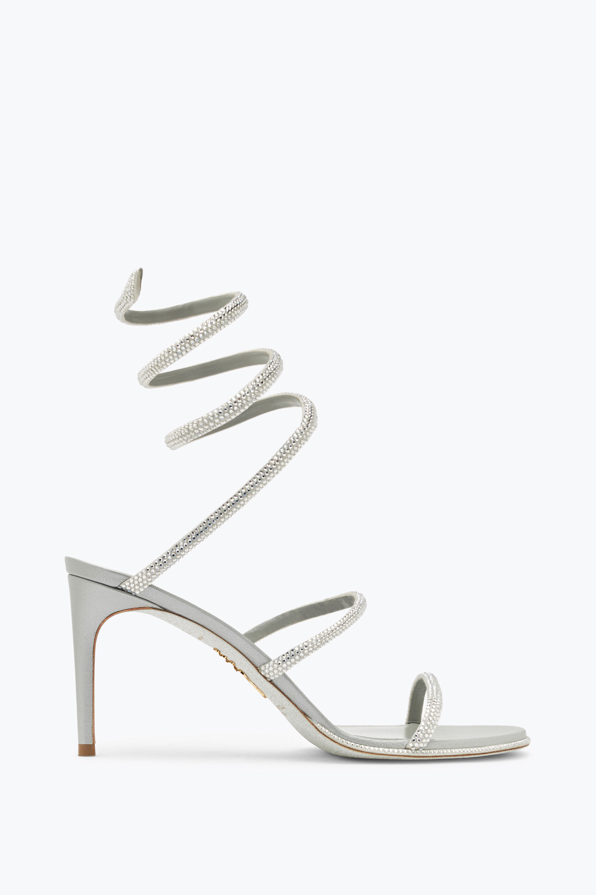 Jeweled CLEO SILVER SANDAL 80 | Rene Caovilla®