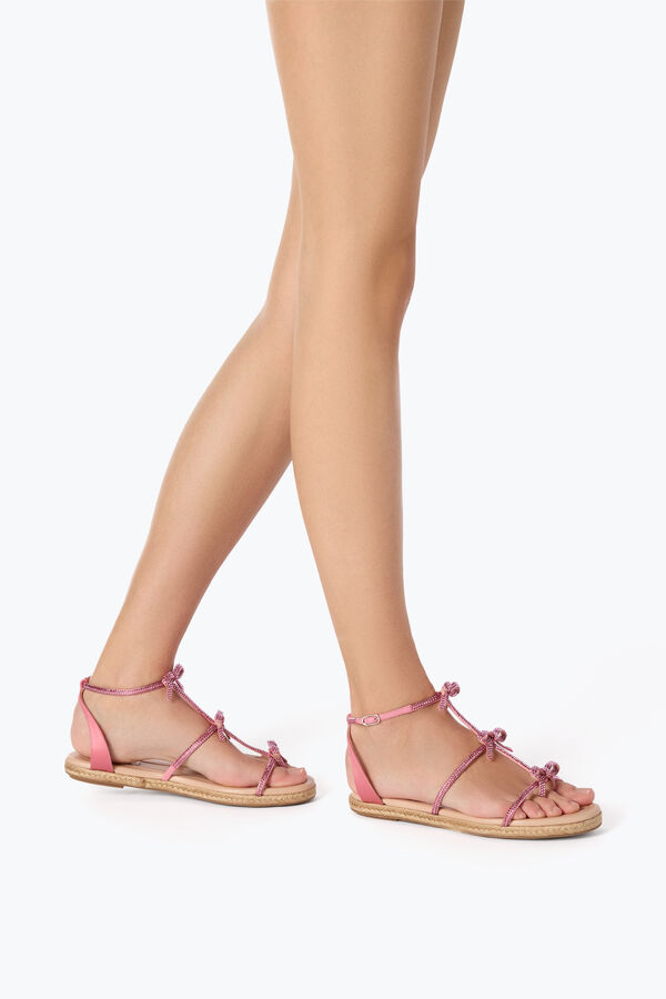 CATERINA CANDY PINK FLATFORM SANDAL 10