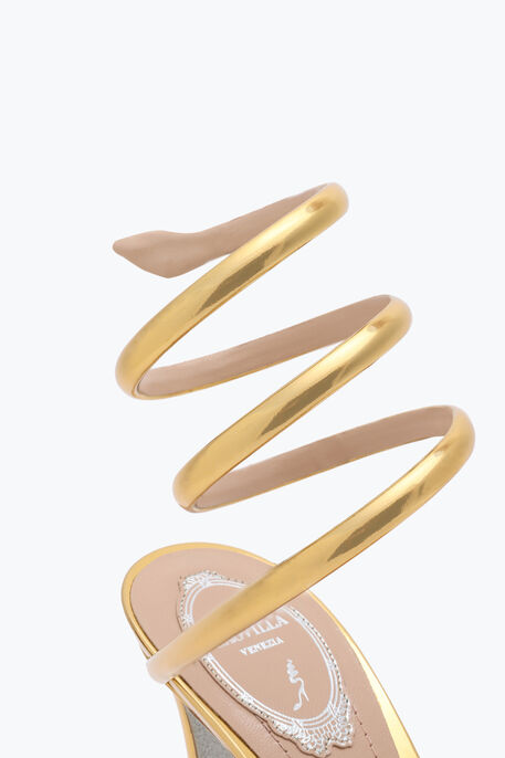 Cleo Metallic Gold Sandal 105