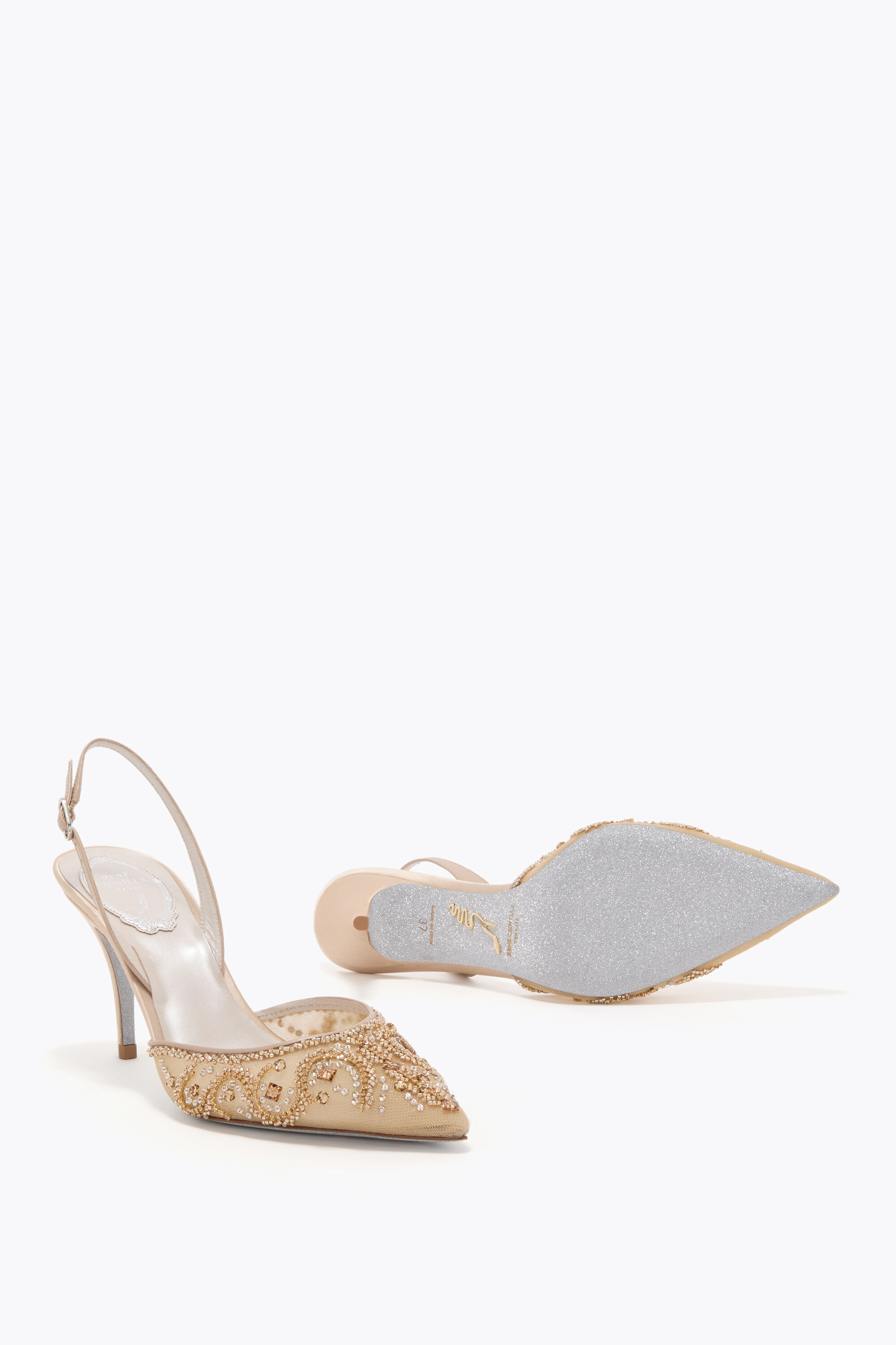 美品　RENE CAOVILLA ゴージャス Jeweled CINDERELLA | Rene Caovilla®