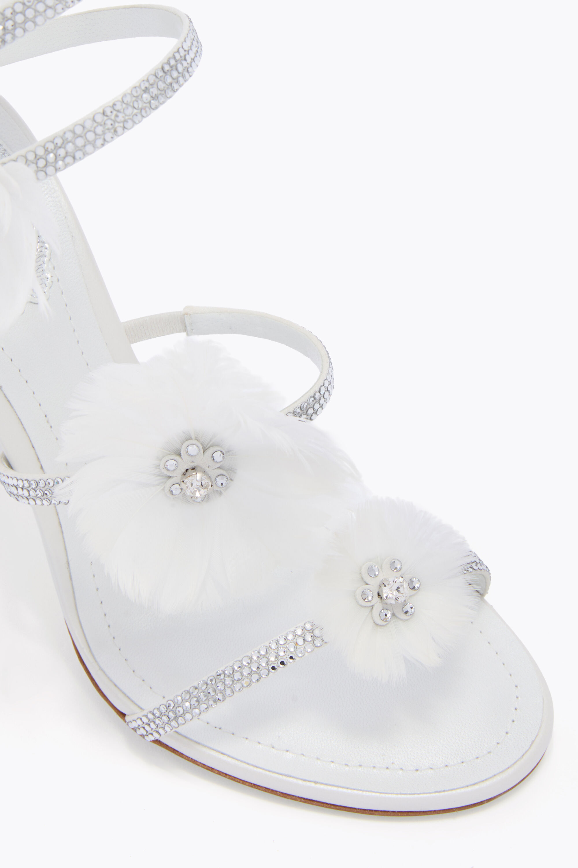 Jeweled sandals with crystals and gems | René Caovilla®