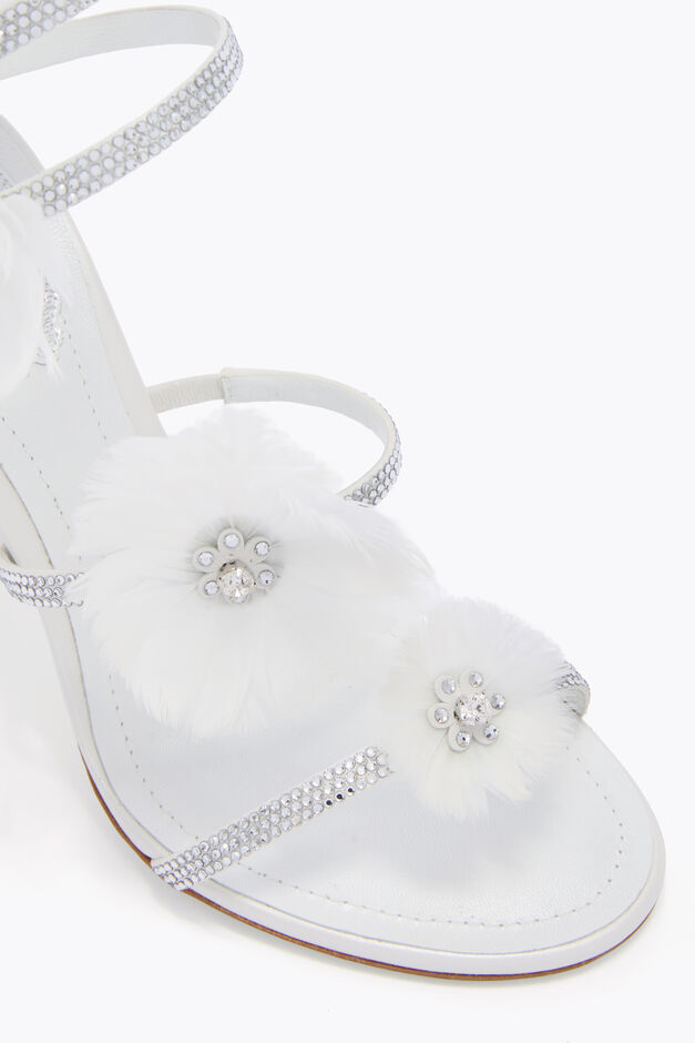 JOLENE WHITE SANDAL 100