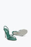 Irina Crystal Emerald Green Sandal 105