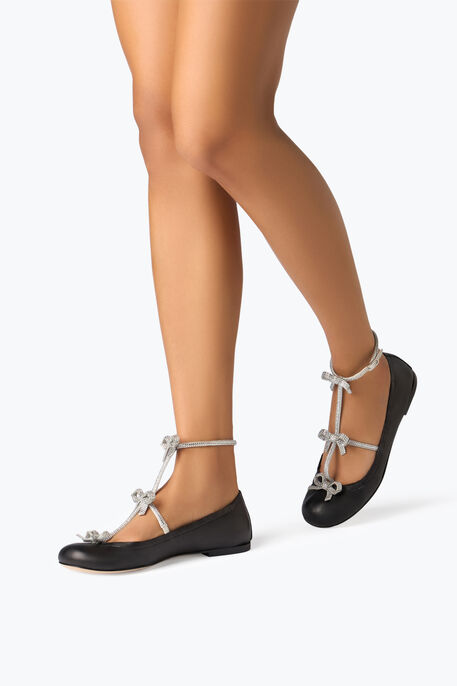 Caterina Black And Silver Ballerina 10