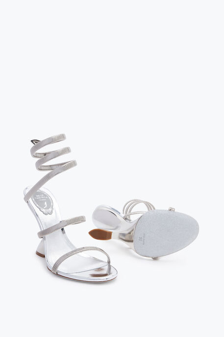 Symphony Mirrored Silver Sandal 105 Symphony Mirrored Silver Sandal 105