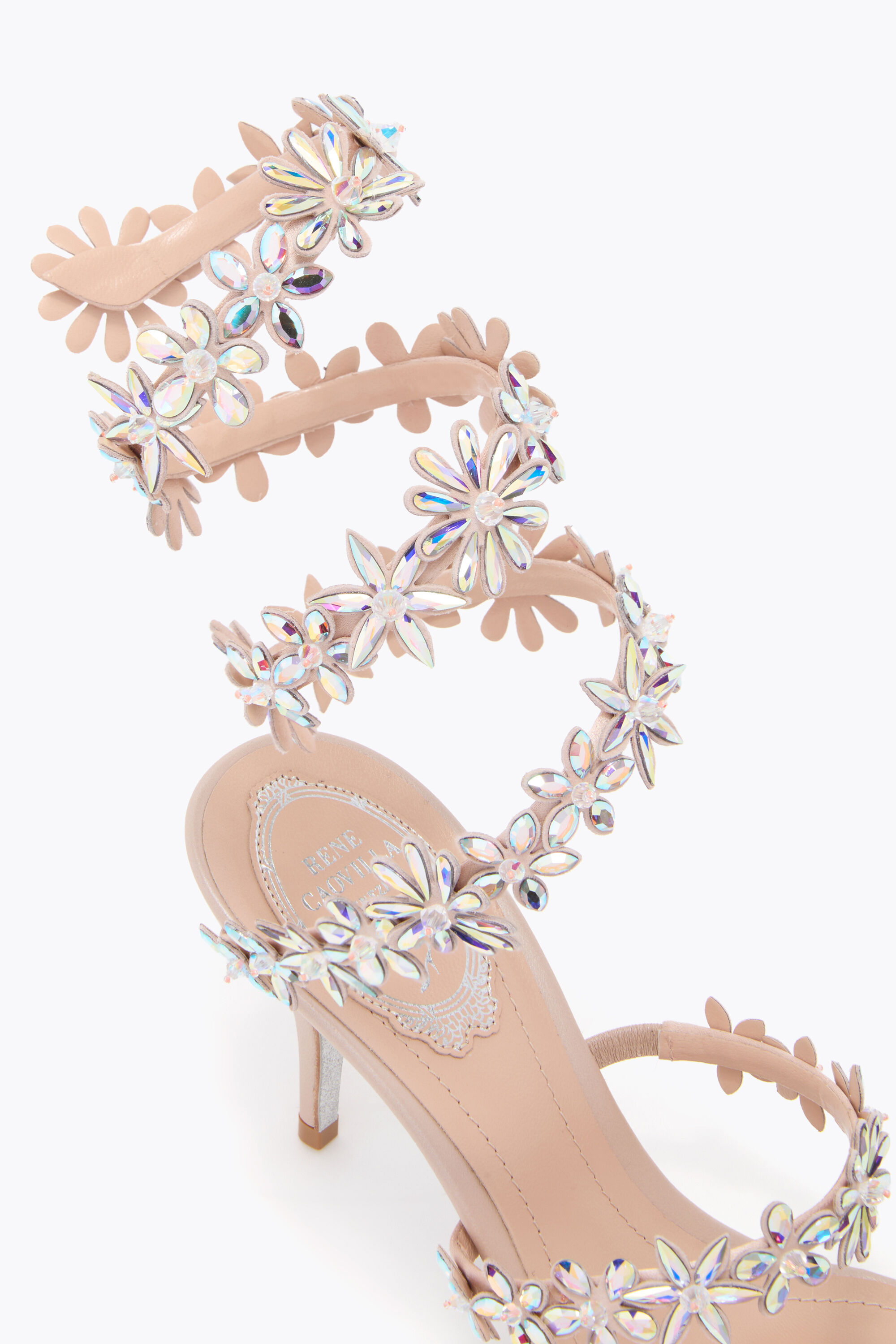 Jeweled EVA NUDE SANDAL 80 | Rene Caovilla®