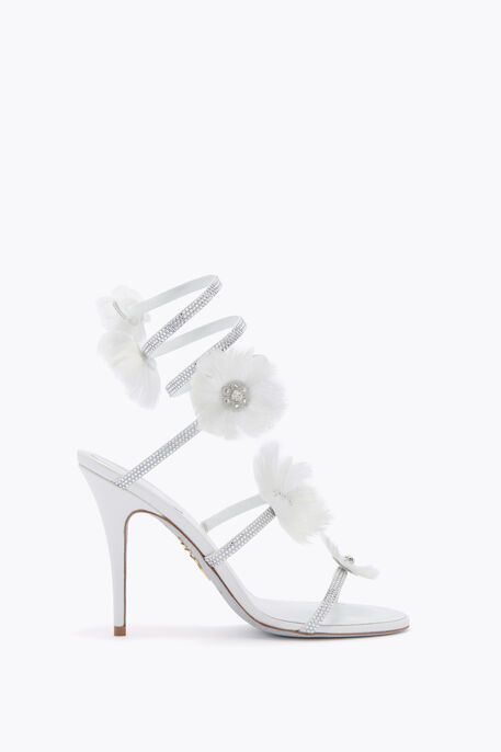 JOLENE WHITE SANDAL 100