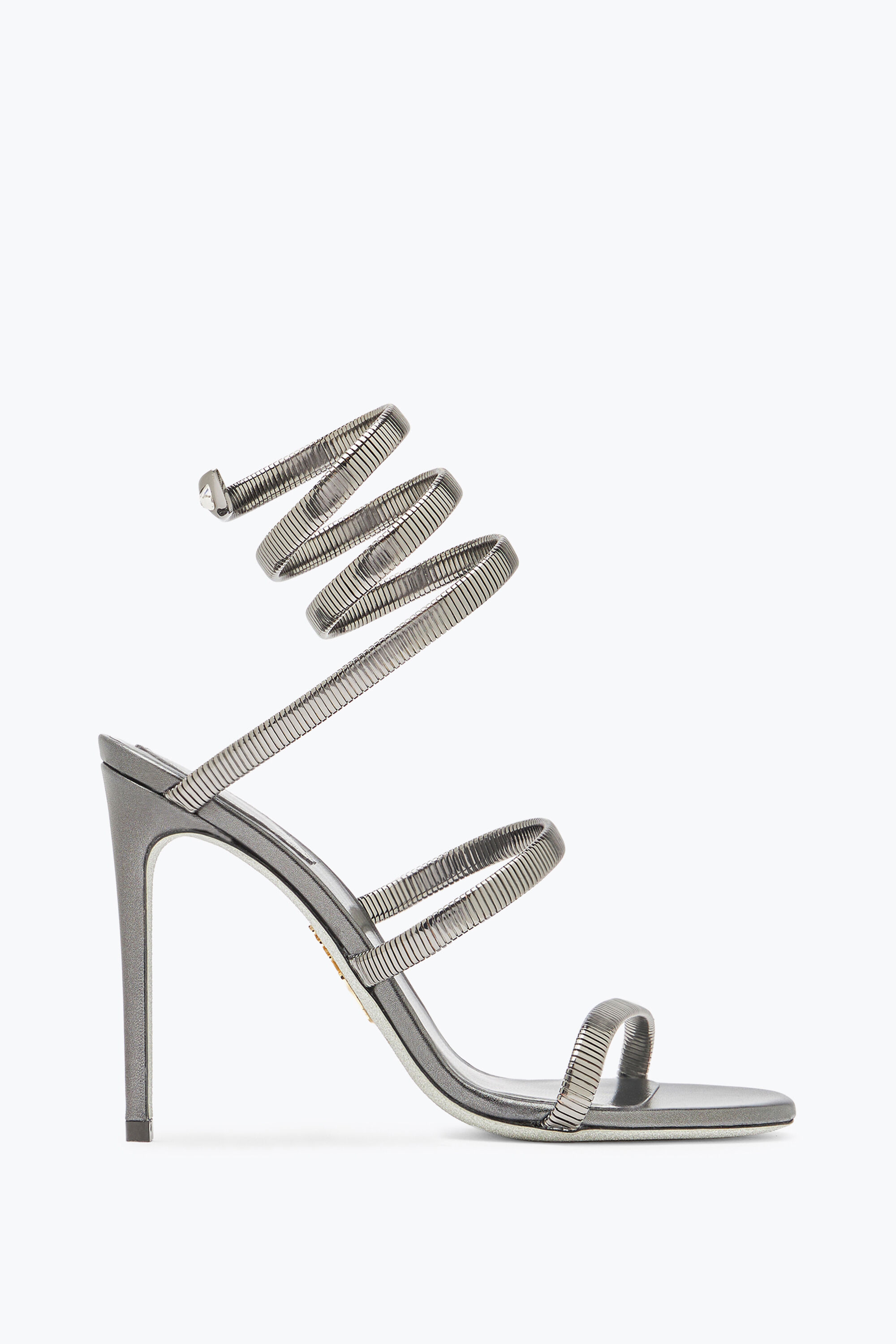 Jeweled JUNIPER GUNMETAL SANDAL 105 | Rene Caovilla®