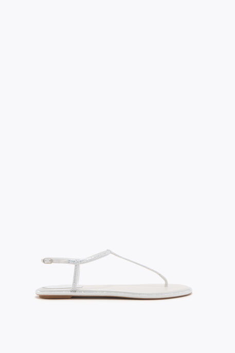 Diana Crystal Ivory Sandal 10