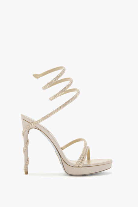 MARGOT CHAMPAGNE PLATFORM SANDAL 120 MARGOT CHAMPAGNE PLATFORM SANDAL 120