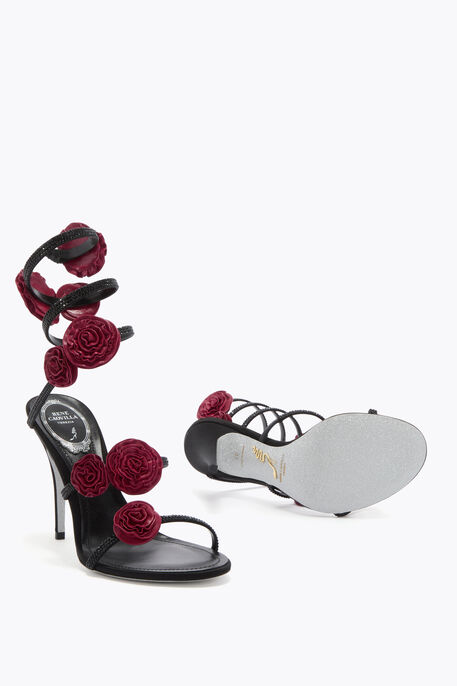 ROSALIA BLACK SANDAL 100