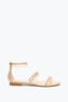 CHANDELIER NUDE FLAT SANDAL 10