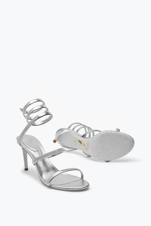 JUNIPER METALLIC SILVER SANDAL 80 JUNIPER METALLIC SILVER SANDAL 80