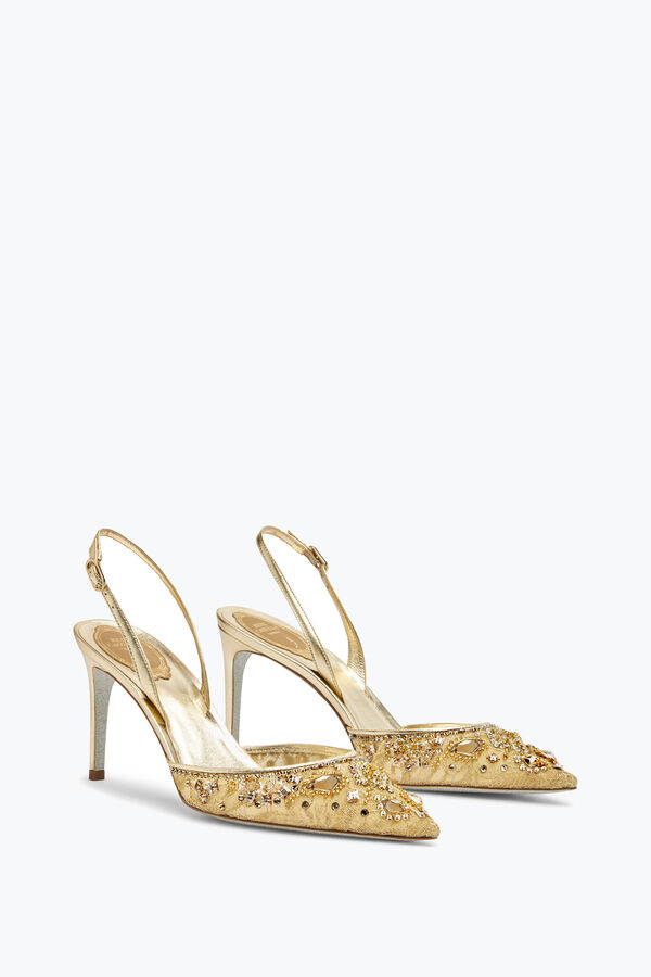 Aretha Gold Slingback 80