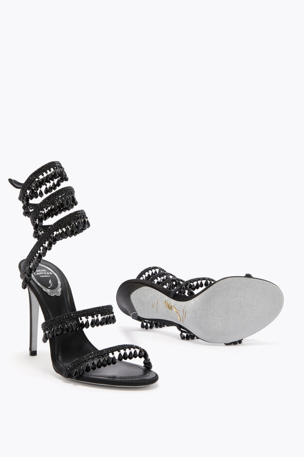 CHANDELIER BLACK SANDAL 105