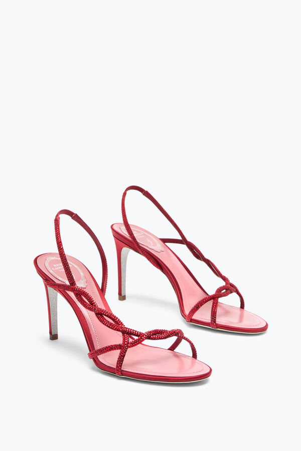 BRAID RED SANDAL 80