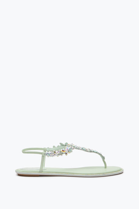 EDEN GREEN MINT THONG SANDAL 10
