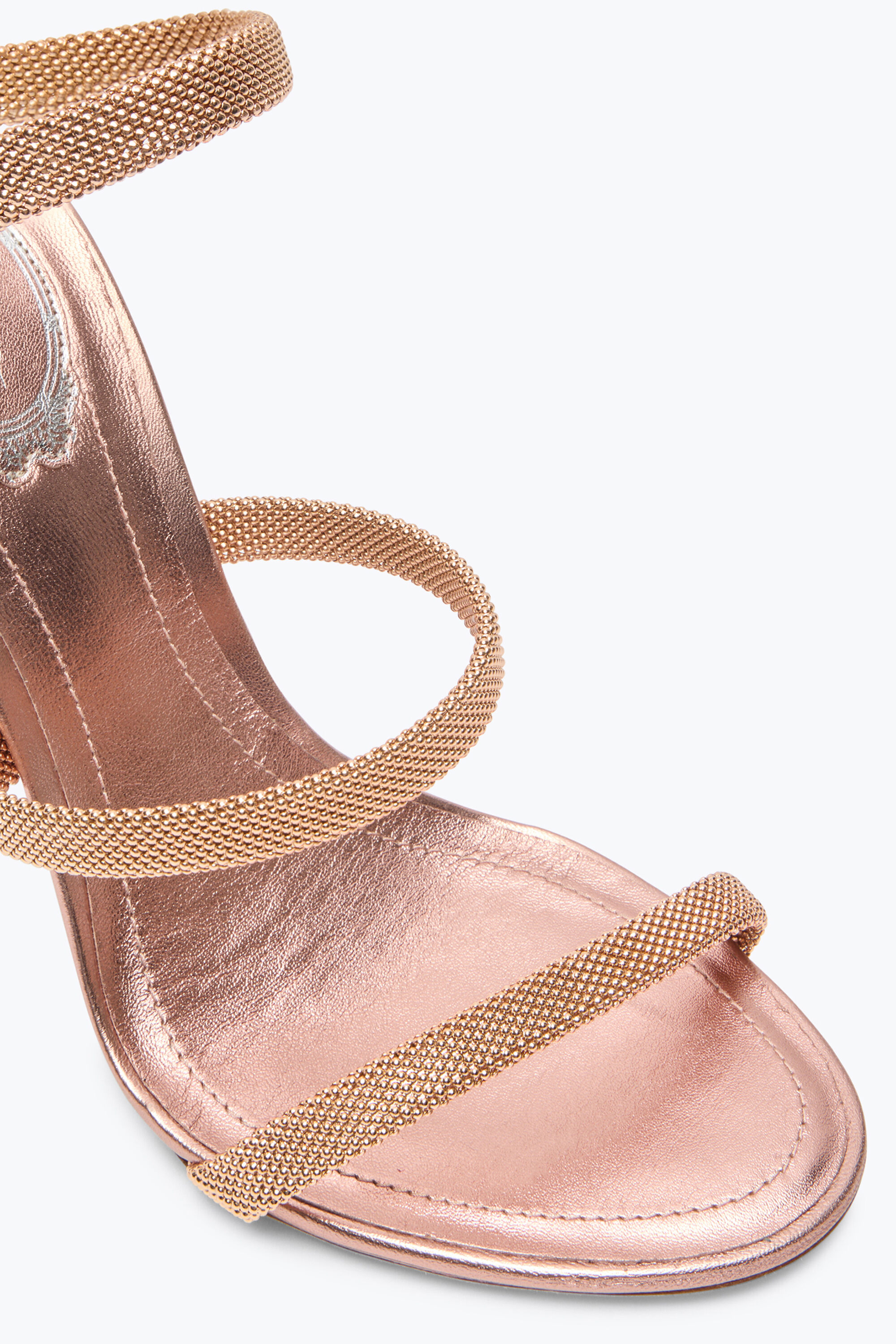 サンダル・ミュール RENE CAOVILLA 'Trigold Cleo' sandals Multicolor Jeweled Trigold Cleo Three-Toned Sandal 105 | Rene Caovilla®
