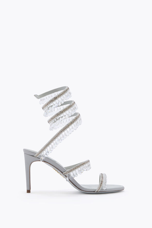 CHANDELIER SILVER SANDAL 80