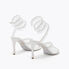 CHANDELIER WHITE SANDAL 80