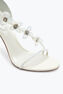 Floriane Crystal Ivory Sandal 105