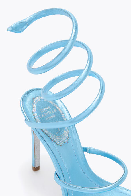 CLEO METALLIC LIGHT BLUE SANDAL 105