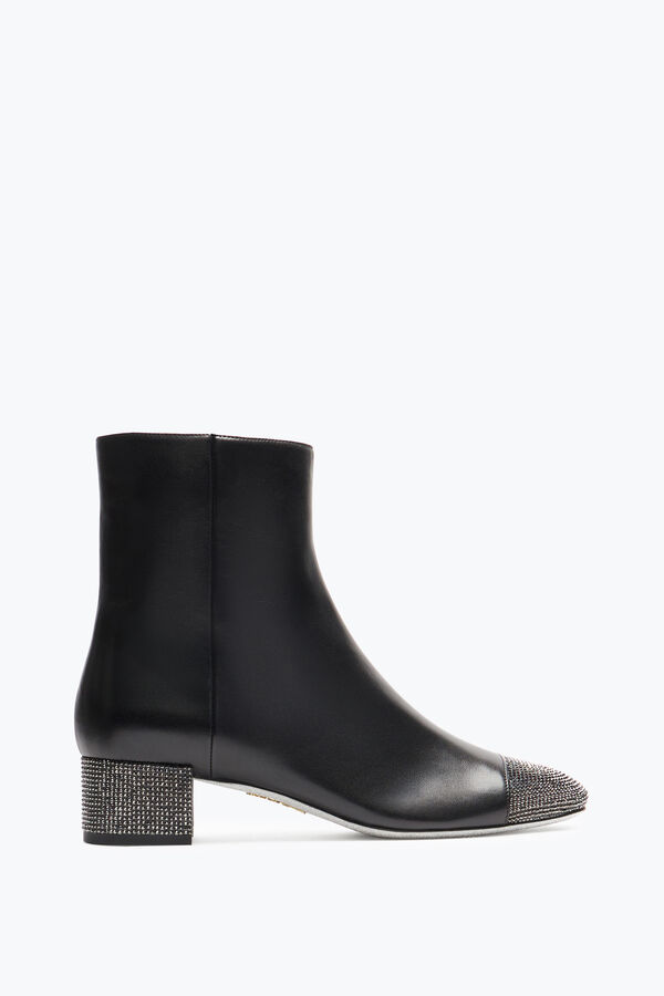 Bonnie Ankle Boot In Black Leather 40