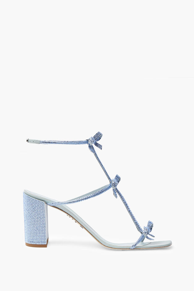Caterina Crystal Powder Blue Sandal 80