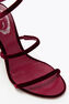 CLEO RUBINO VELVET SANDAL