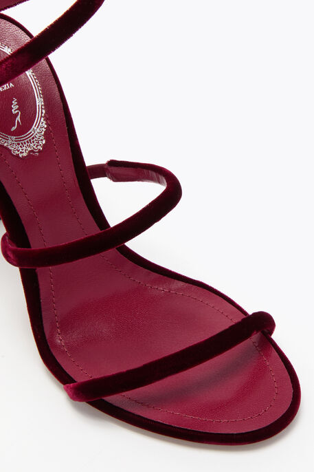 CLEO RUBY VELVET SANDAL 105 CLEO RUBY VELVET SANDAL 105