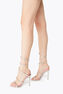 CLEO SPARK SILVER LAMB/CRYSTAL STRASS SANDAL