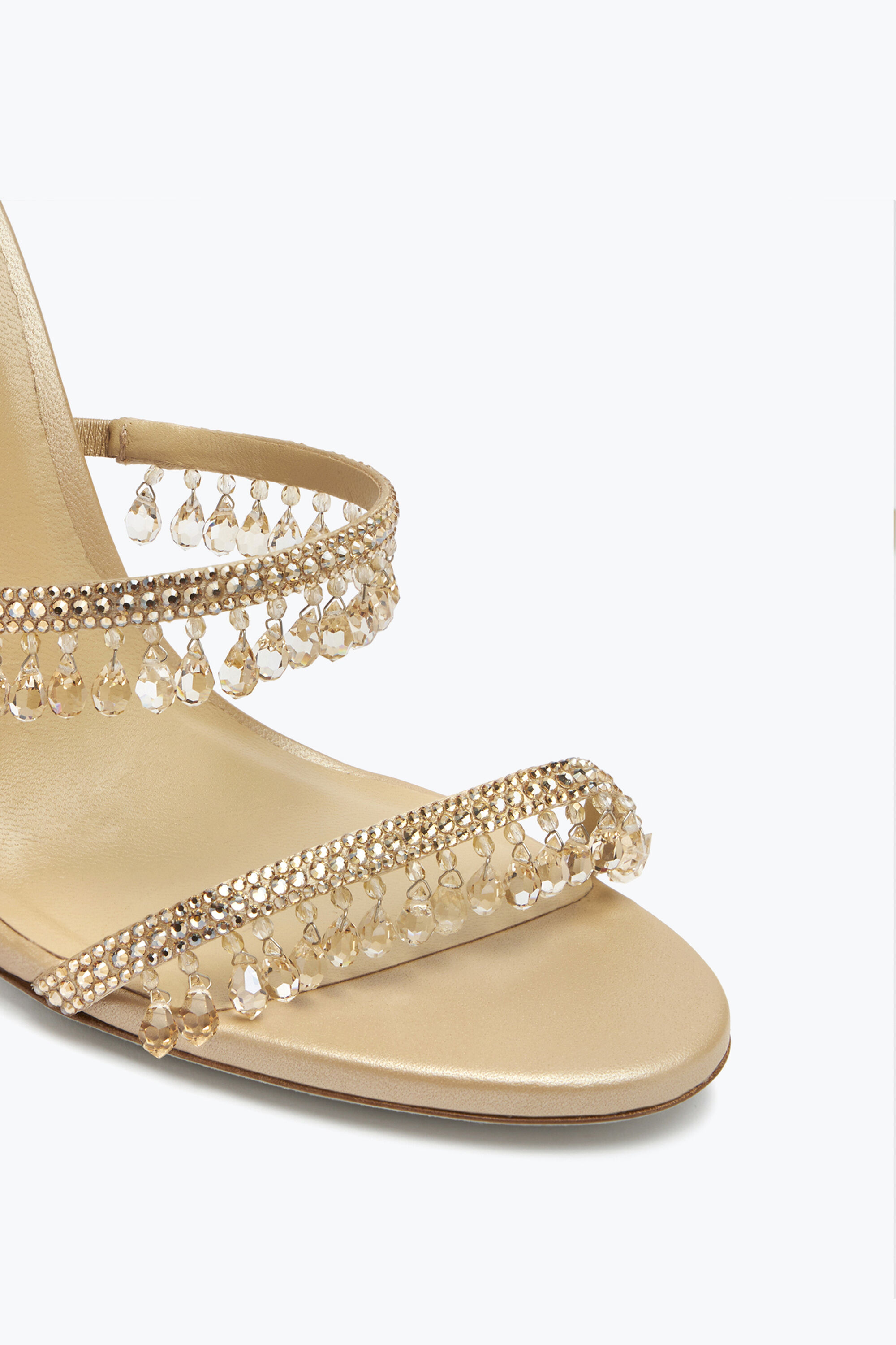 Jeweled Nude Jewel Sandals Chandelier | Rene Caovilla®