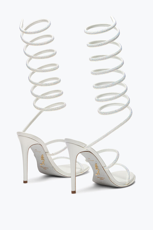 Super Cleo White Sandal 105