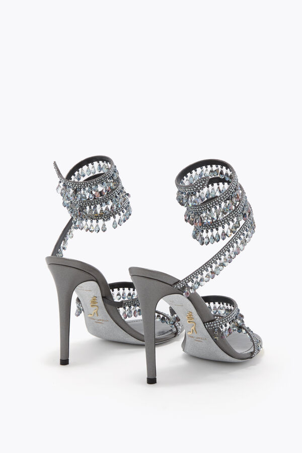 CHANDELIER GUNMETAL SANDAL 105 CHANDELIER GUNMETAL SANDAL 105