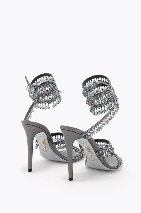 CHANDELIER GUNMETAL SANDAL 105 CHANDELIER GUNMETAL SANDAL 105