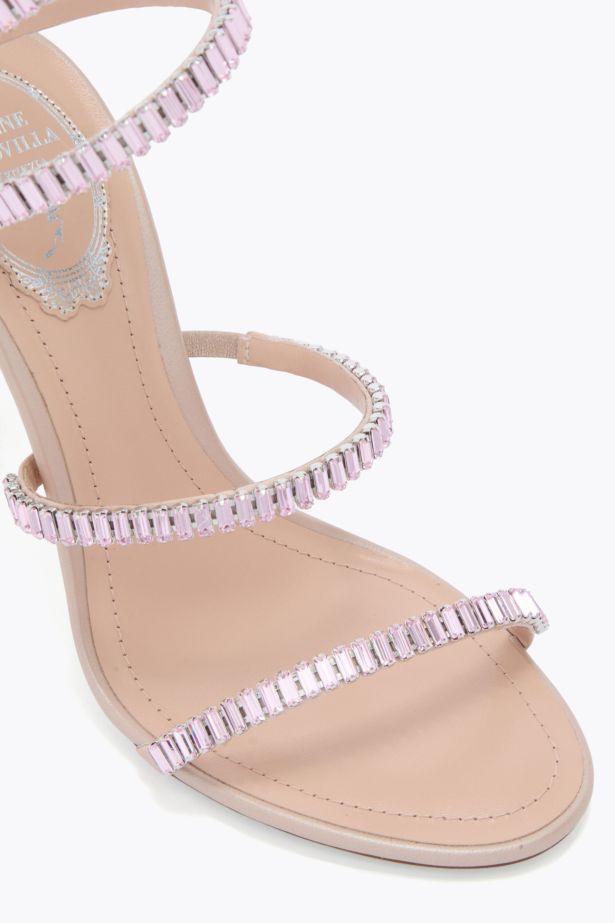 Jeweled sandals with crystals and gems | René Caovilla®