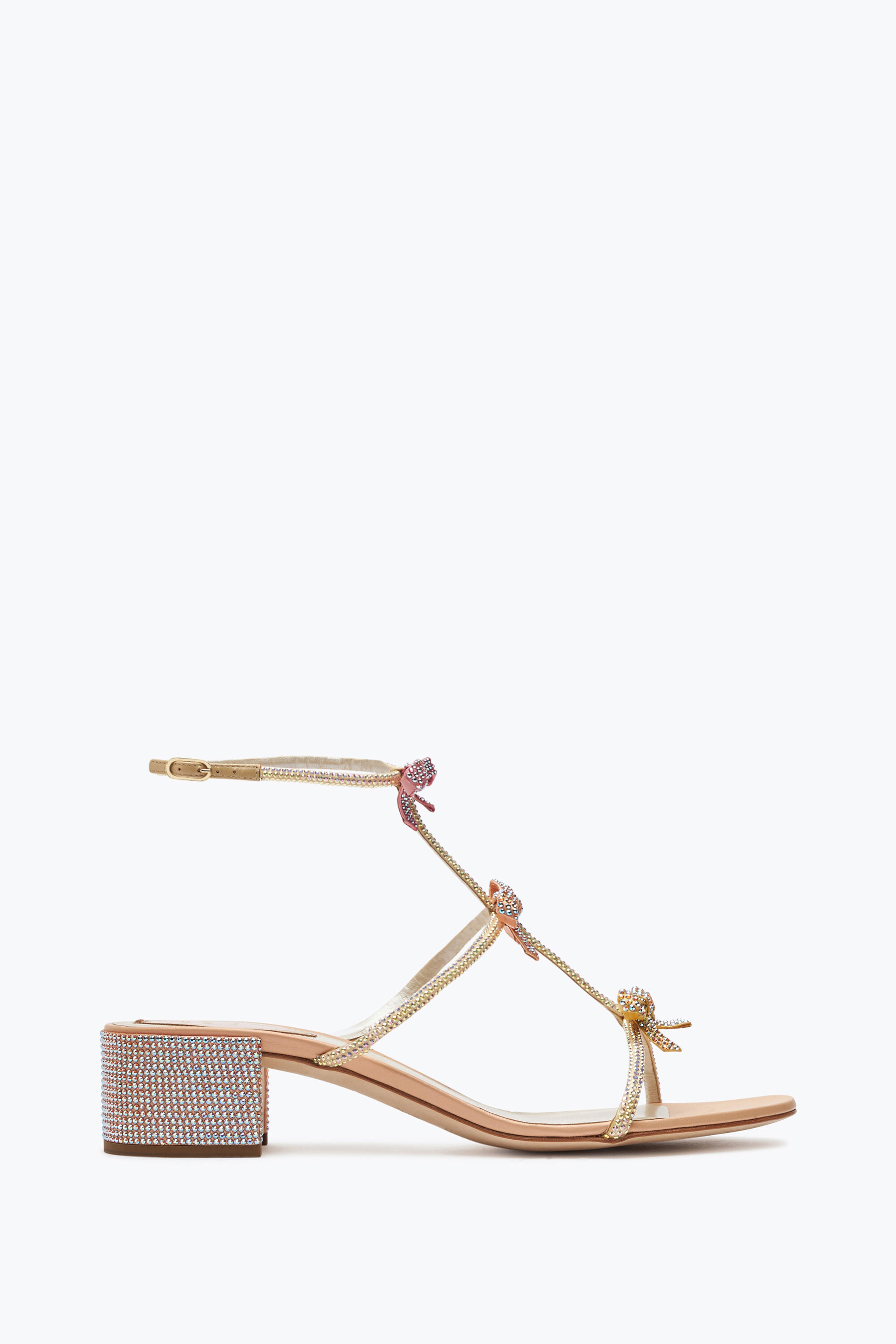 Jeweled Sandals With Ankle Laces Caterina | Rene Caovilla®