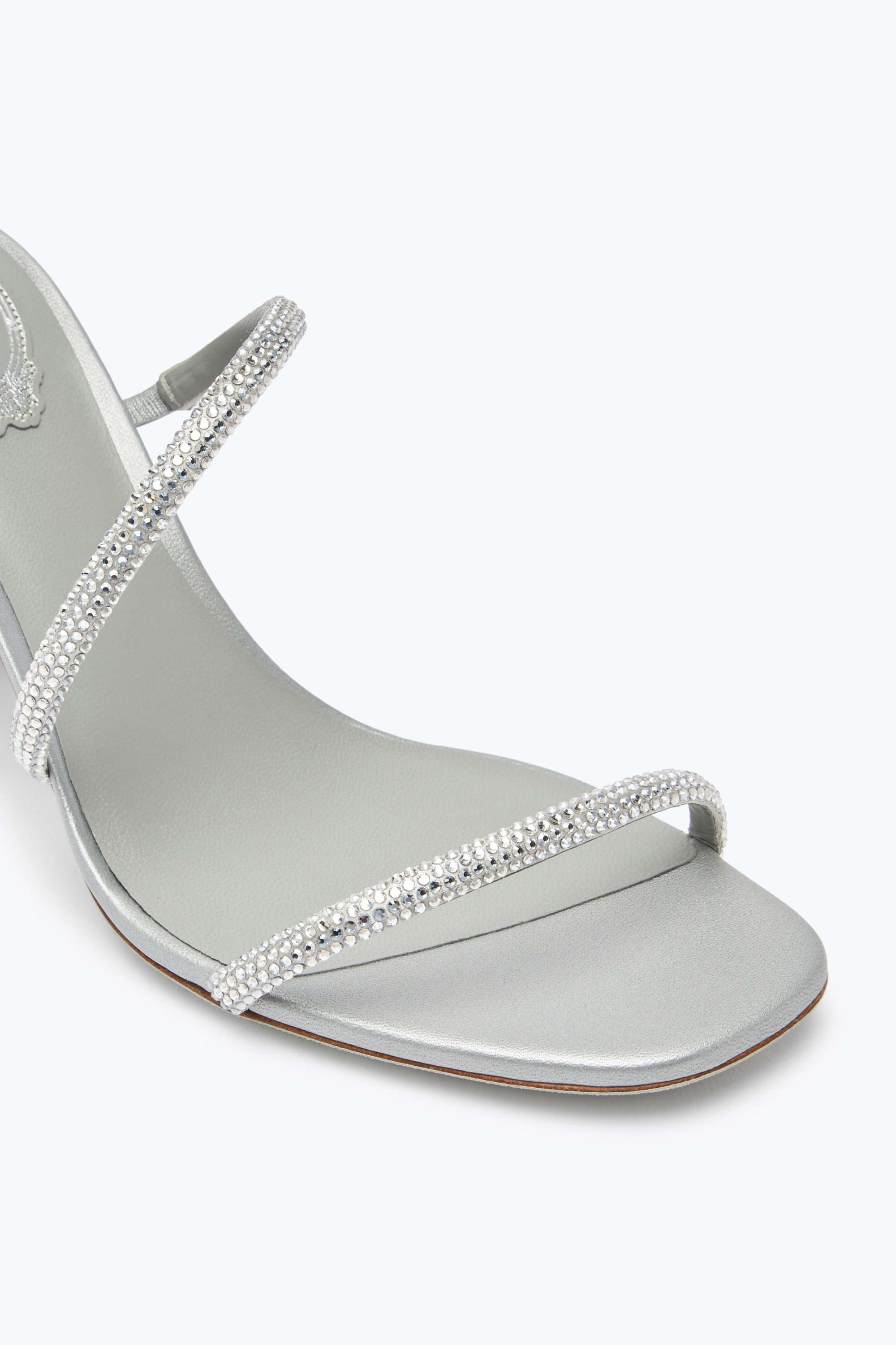 René Caovilla Cleo 85mm Snake-wrap Block-heel Sandals
