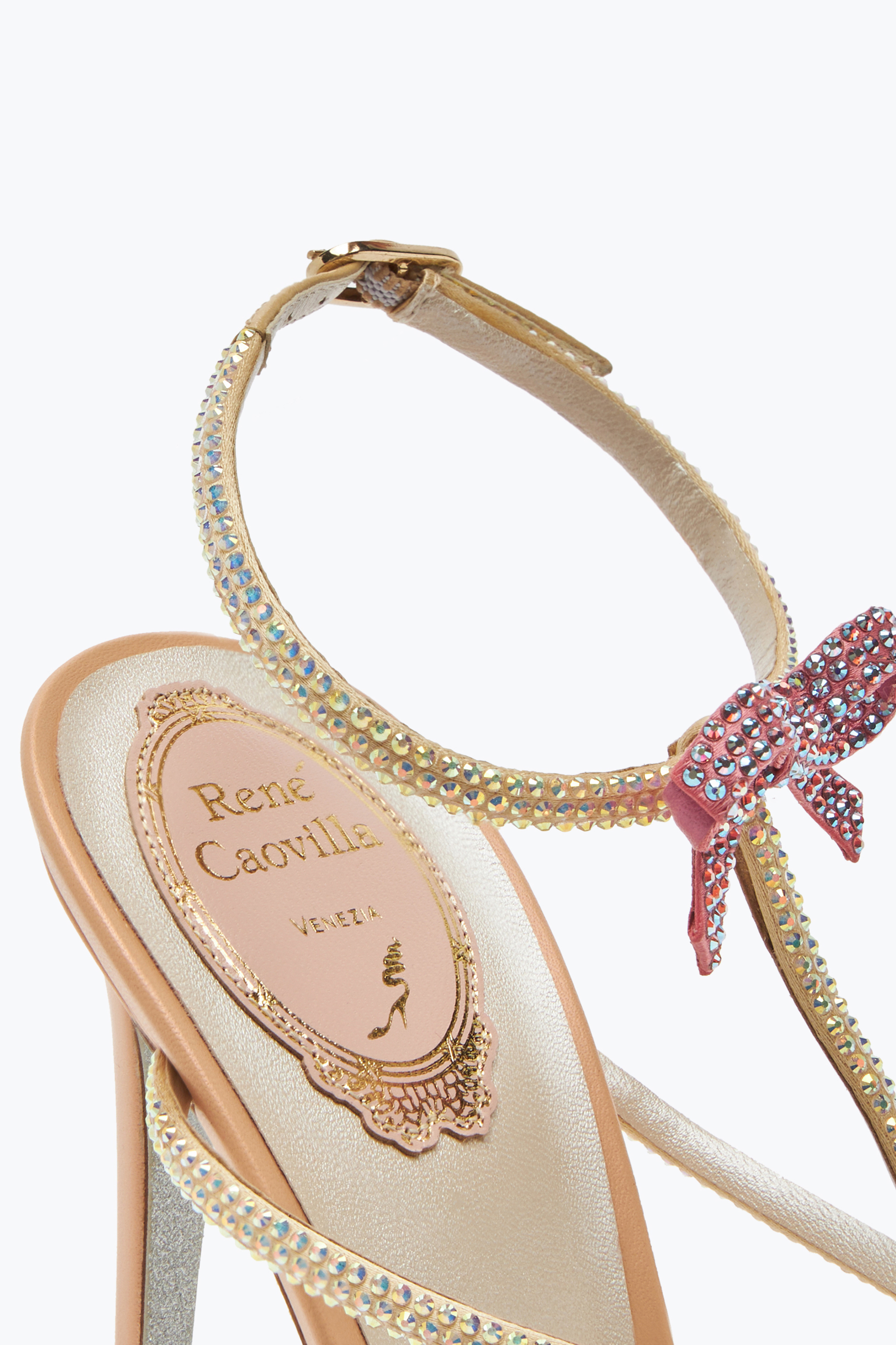 René Caovilla Jeweled Sandals Caterina 80