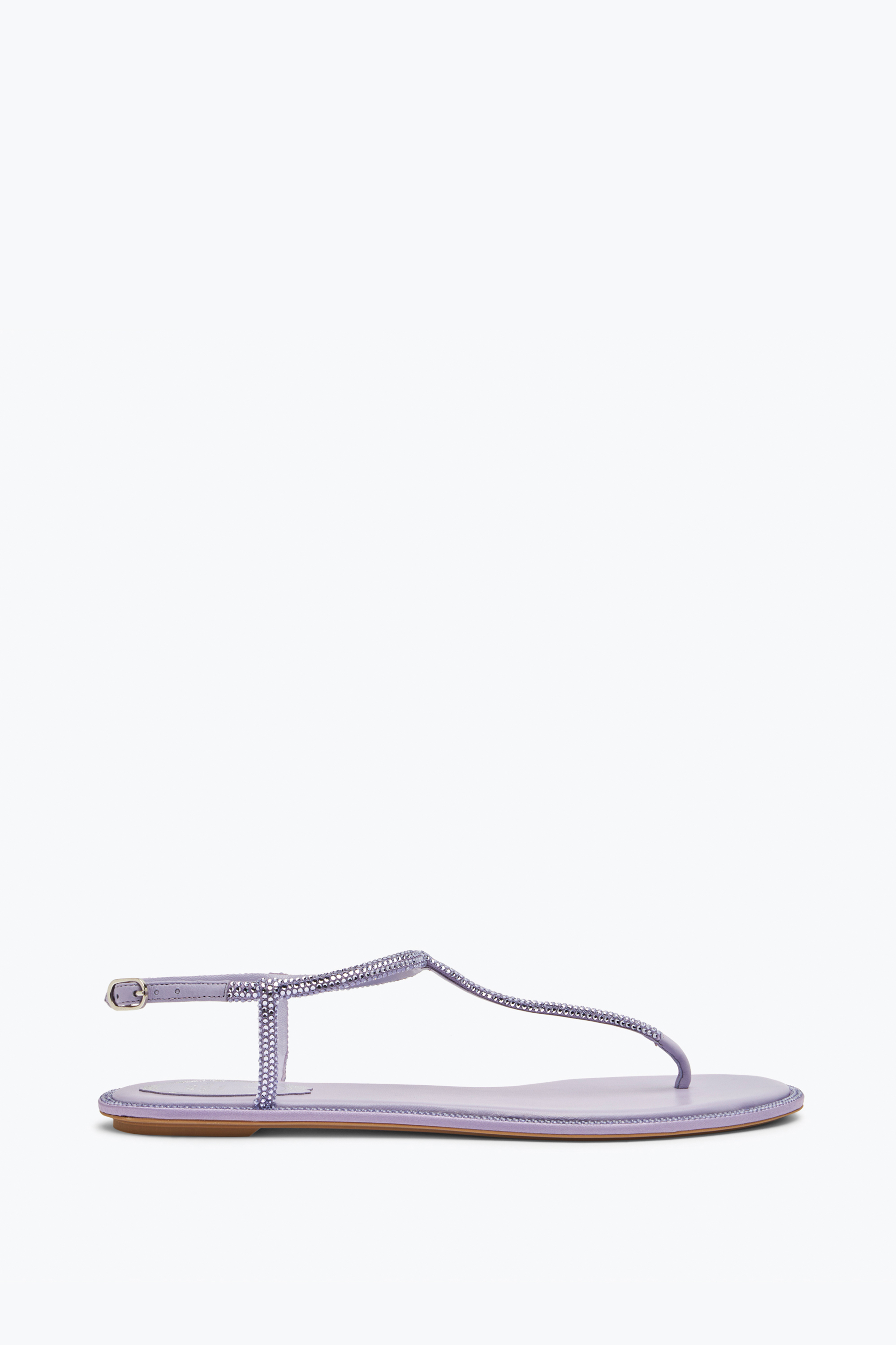René Caovilla Diana Crystal Lavender Sandal 10