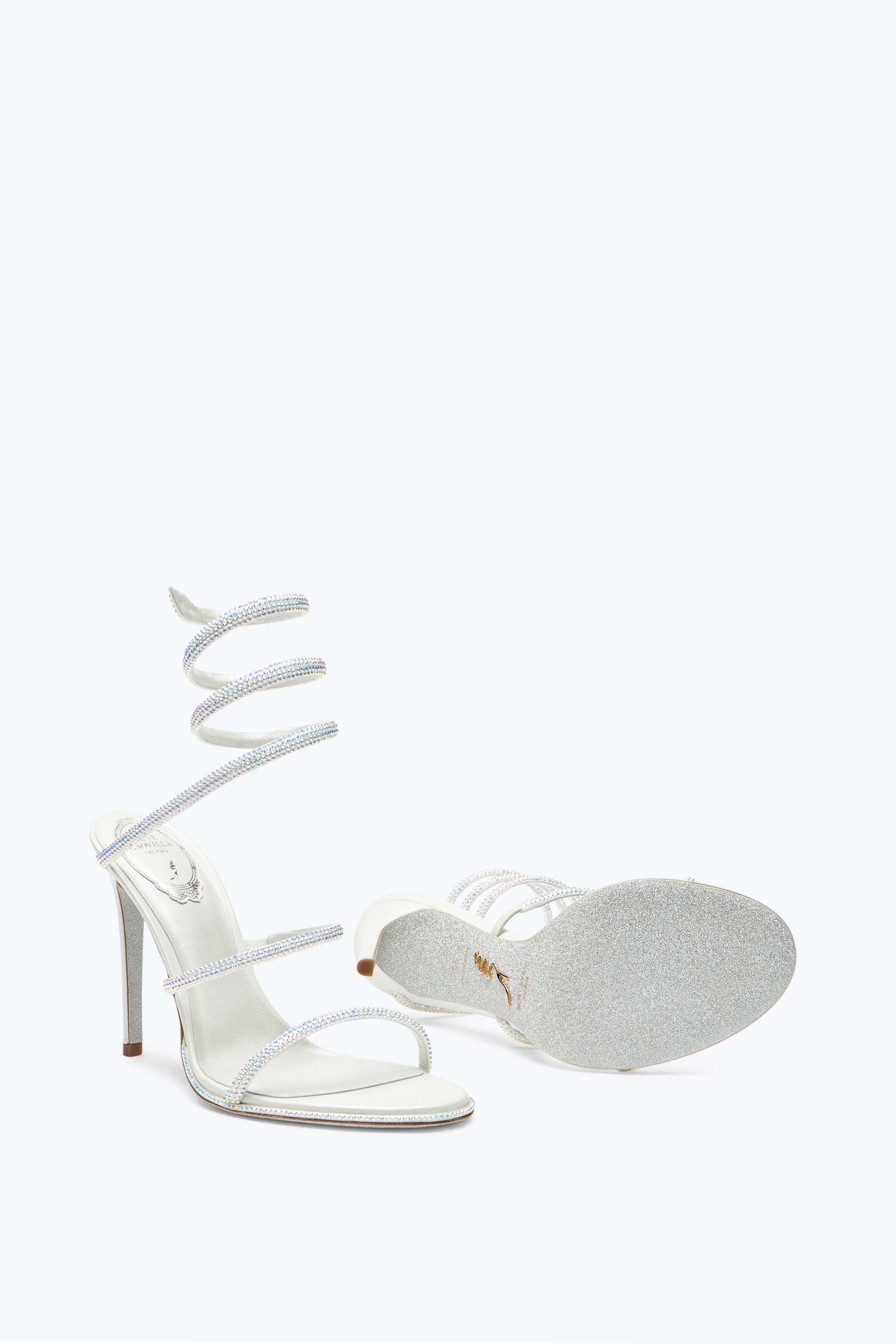 René Caovilla Sandals With Rhinestones Cleo