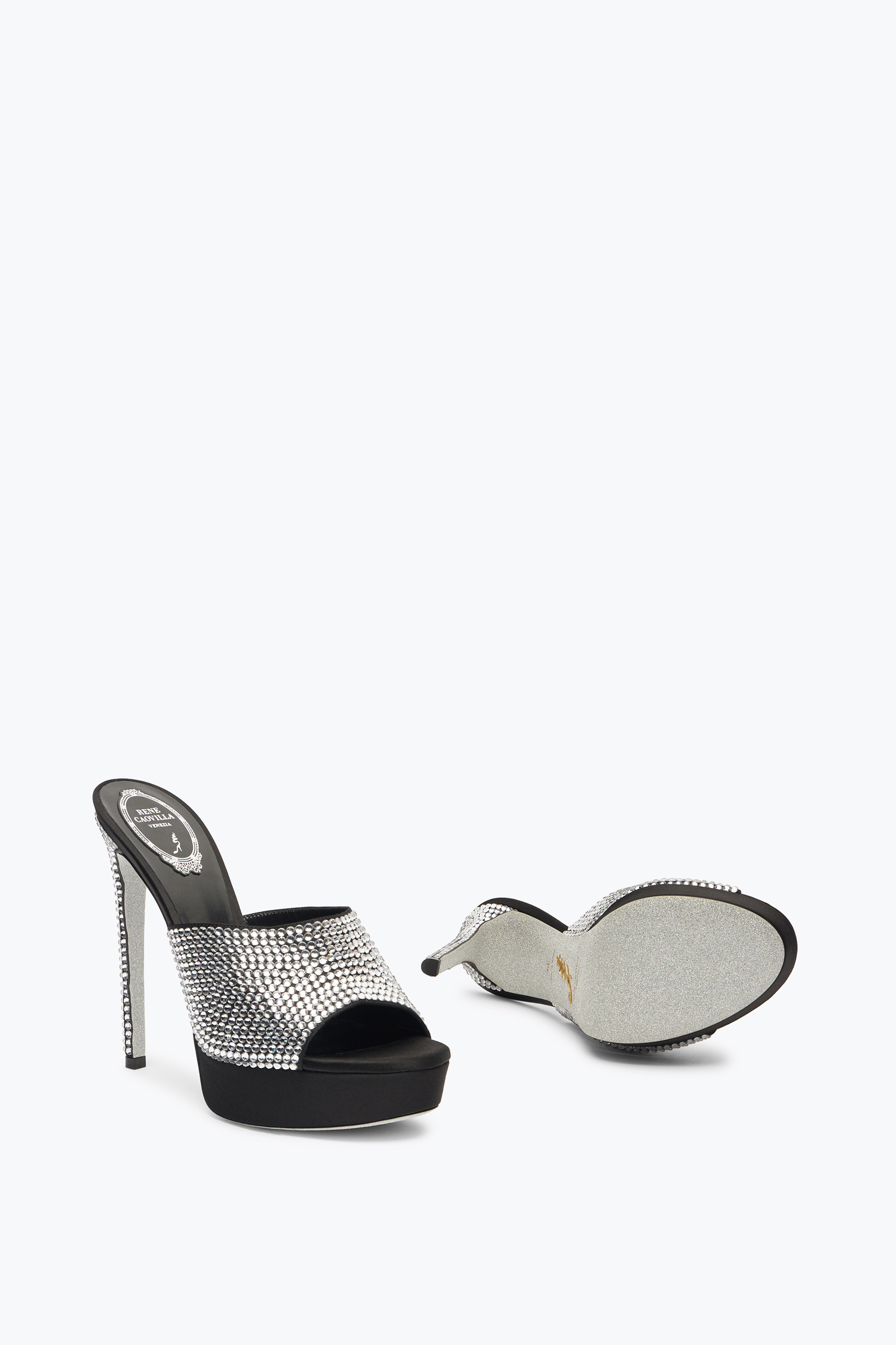 Shop René Caovilla Sharon Platform Mule 130