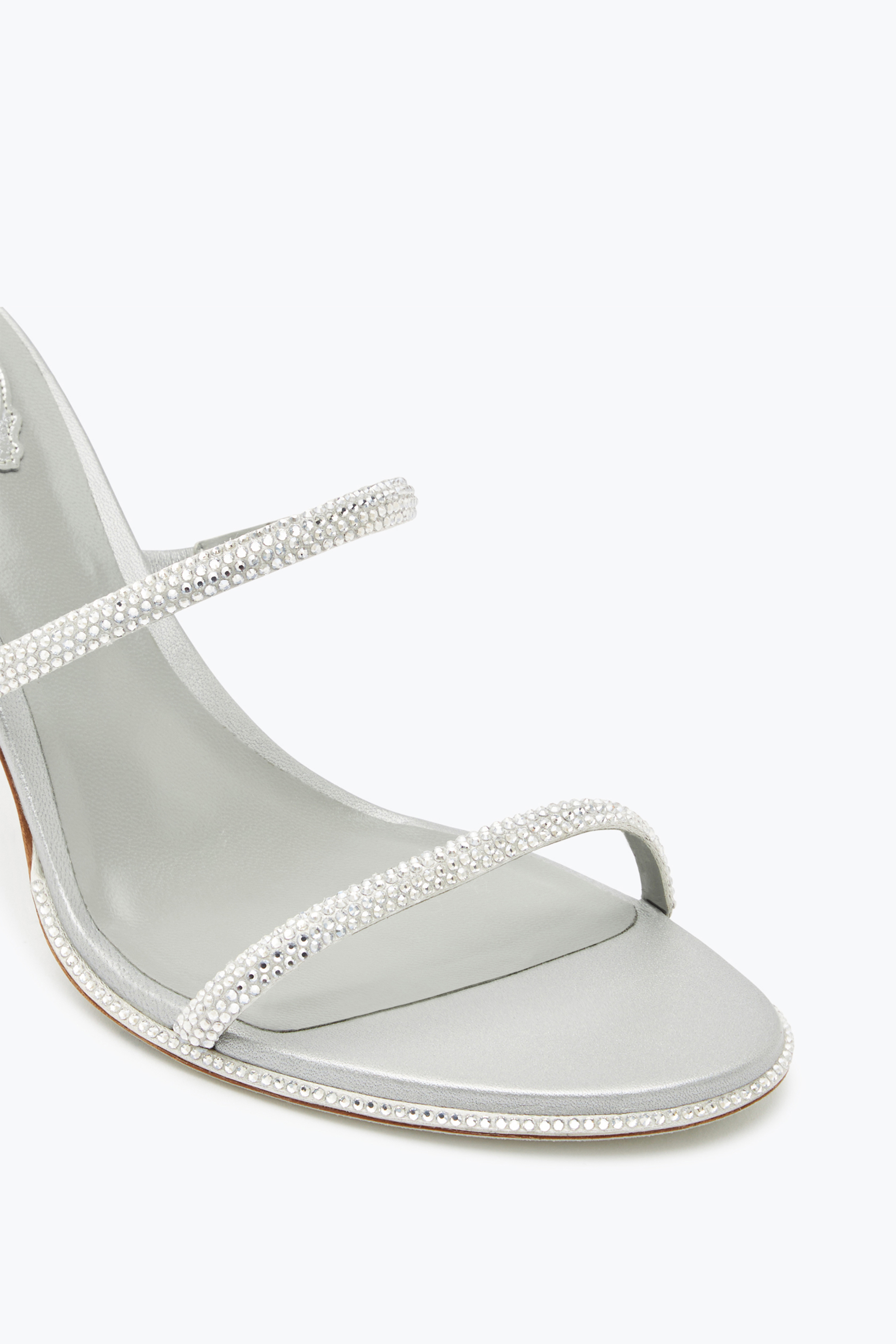 René Caovilla Cleo 80 Crystal-embellished Sandals
