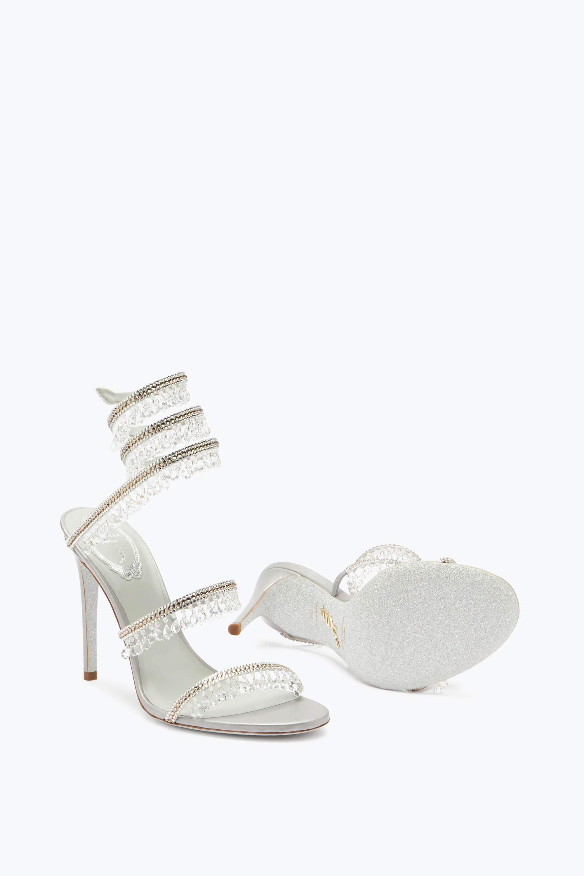 René Caovilla Heeled Sandal Rene Caovilla Woman Color White