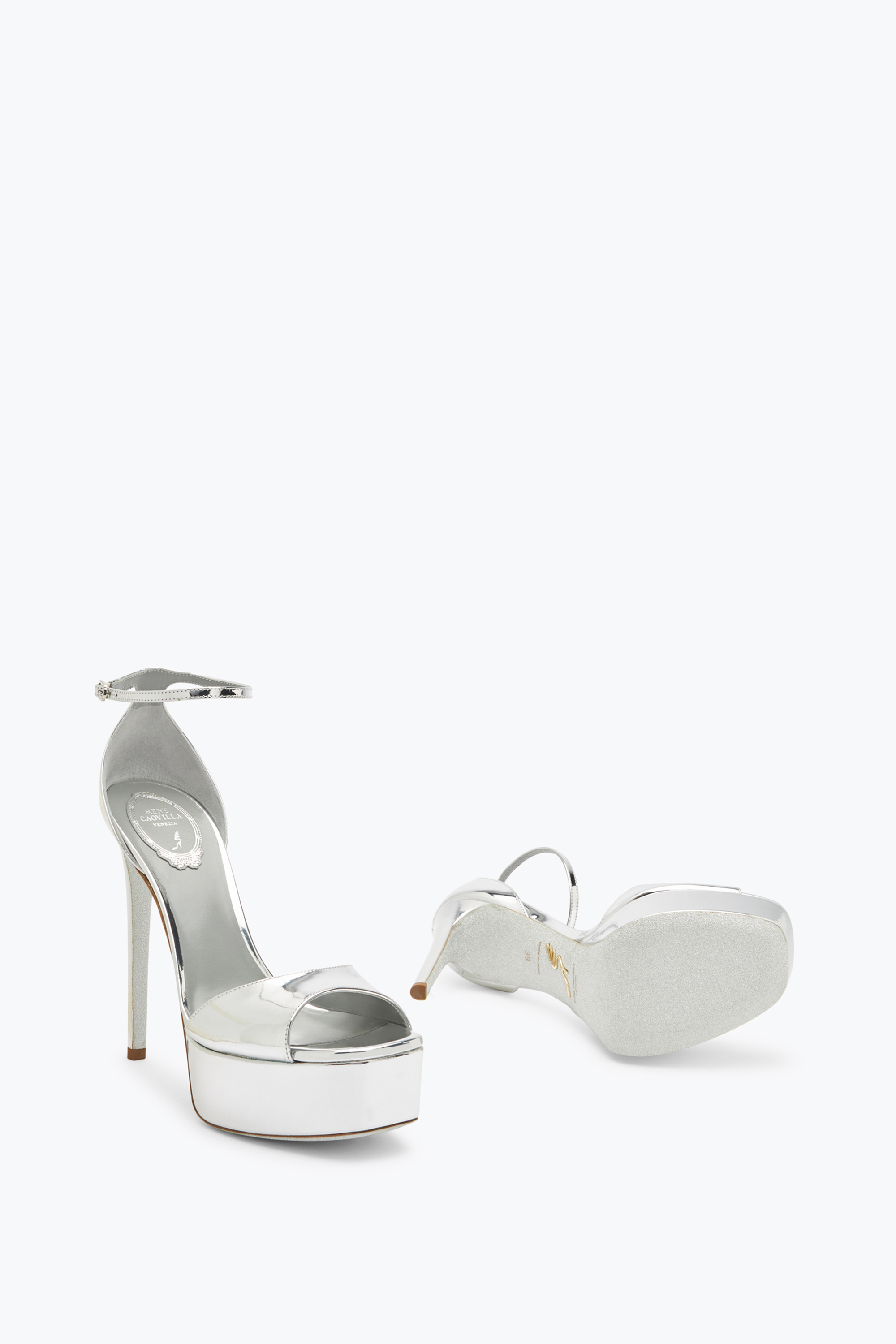 René Caovilla 135mm Platform Sandals
