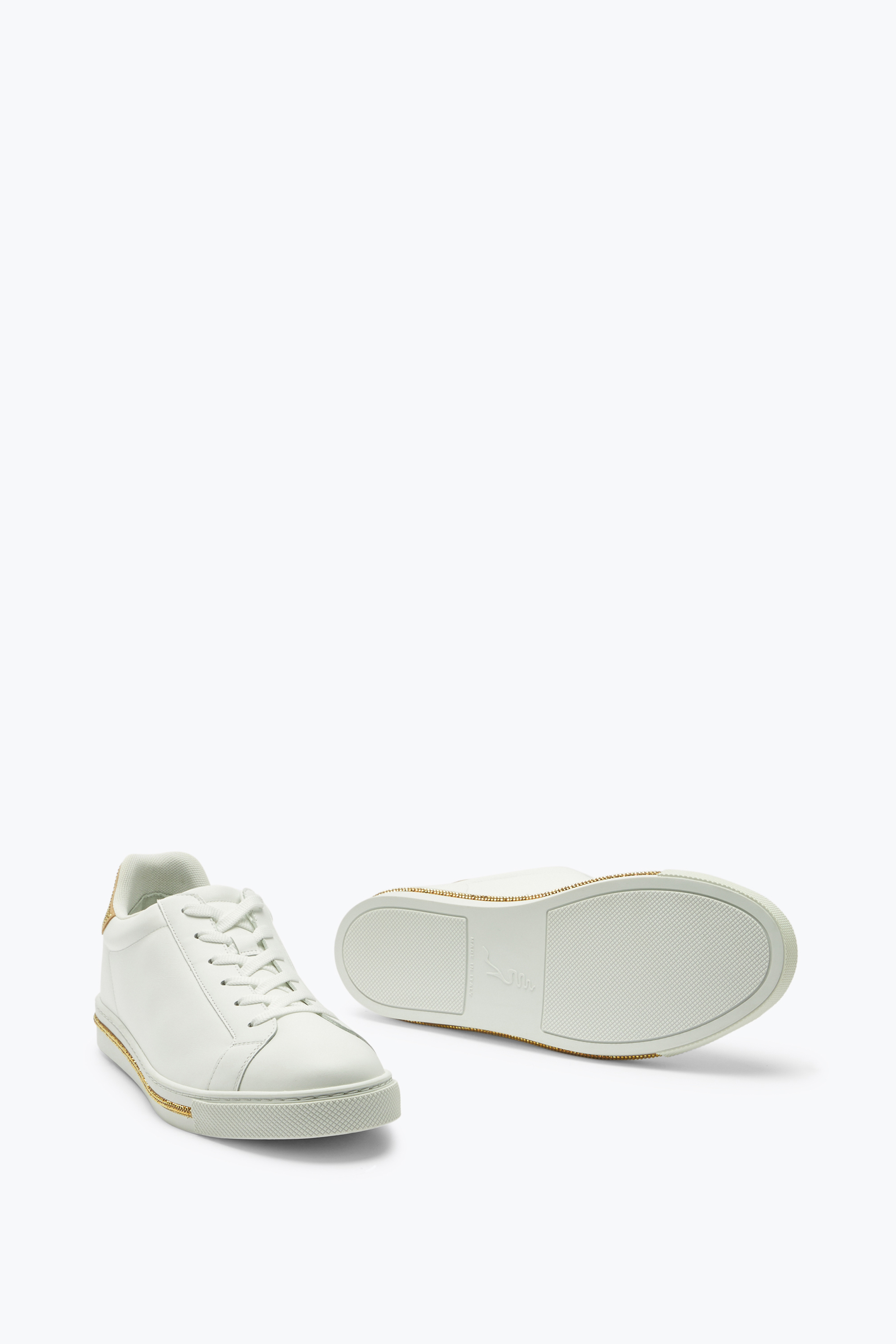 René Caovilla Xtra Crystal White-gold Sneaker 15