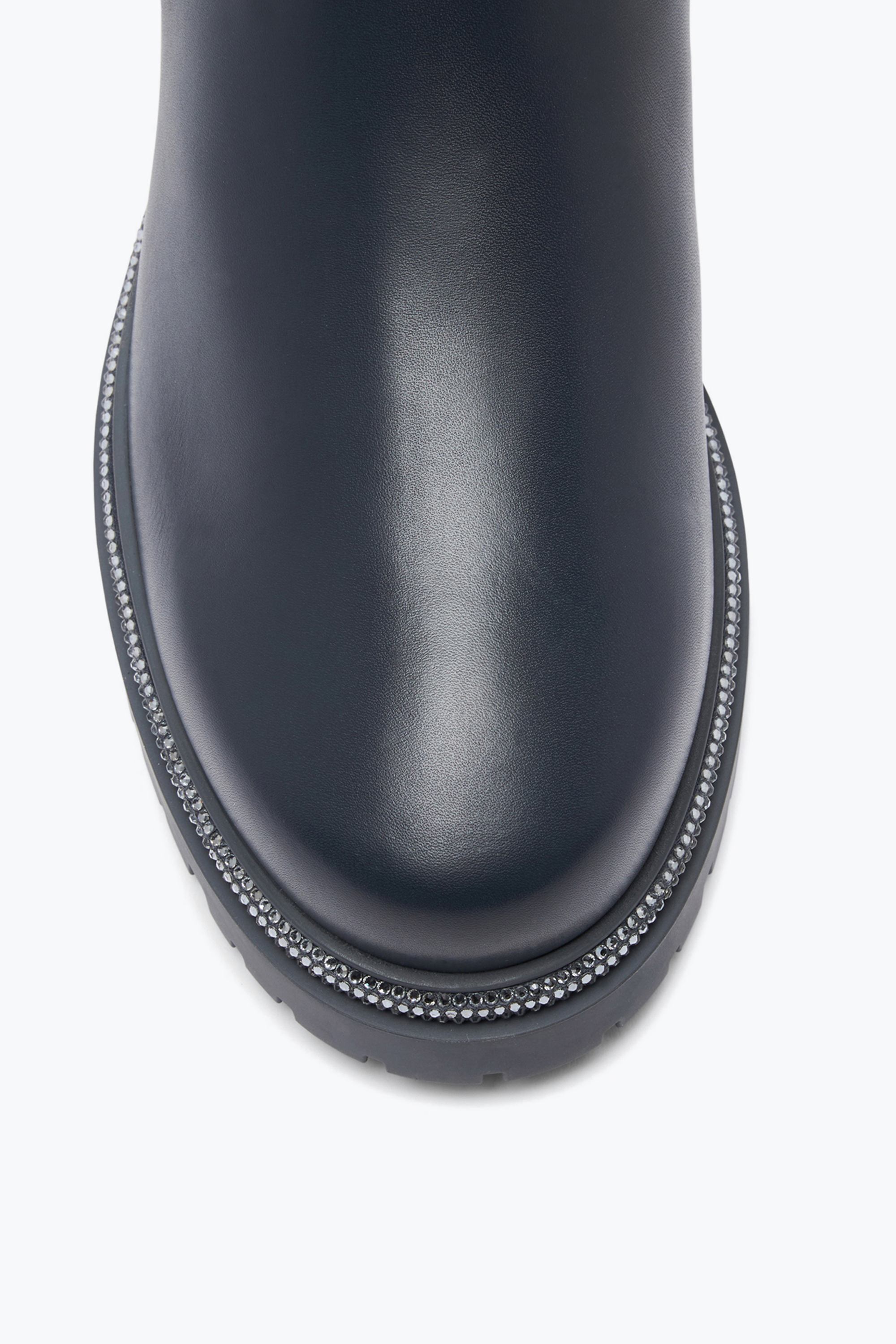 René Caovilla Cleo Crystal Black-silver Bootie 25