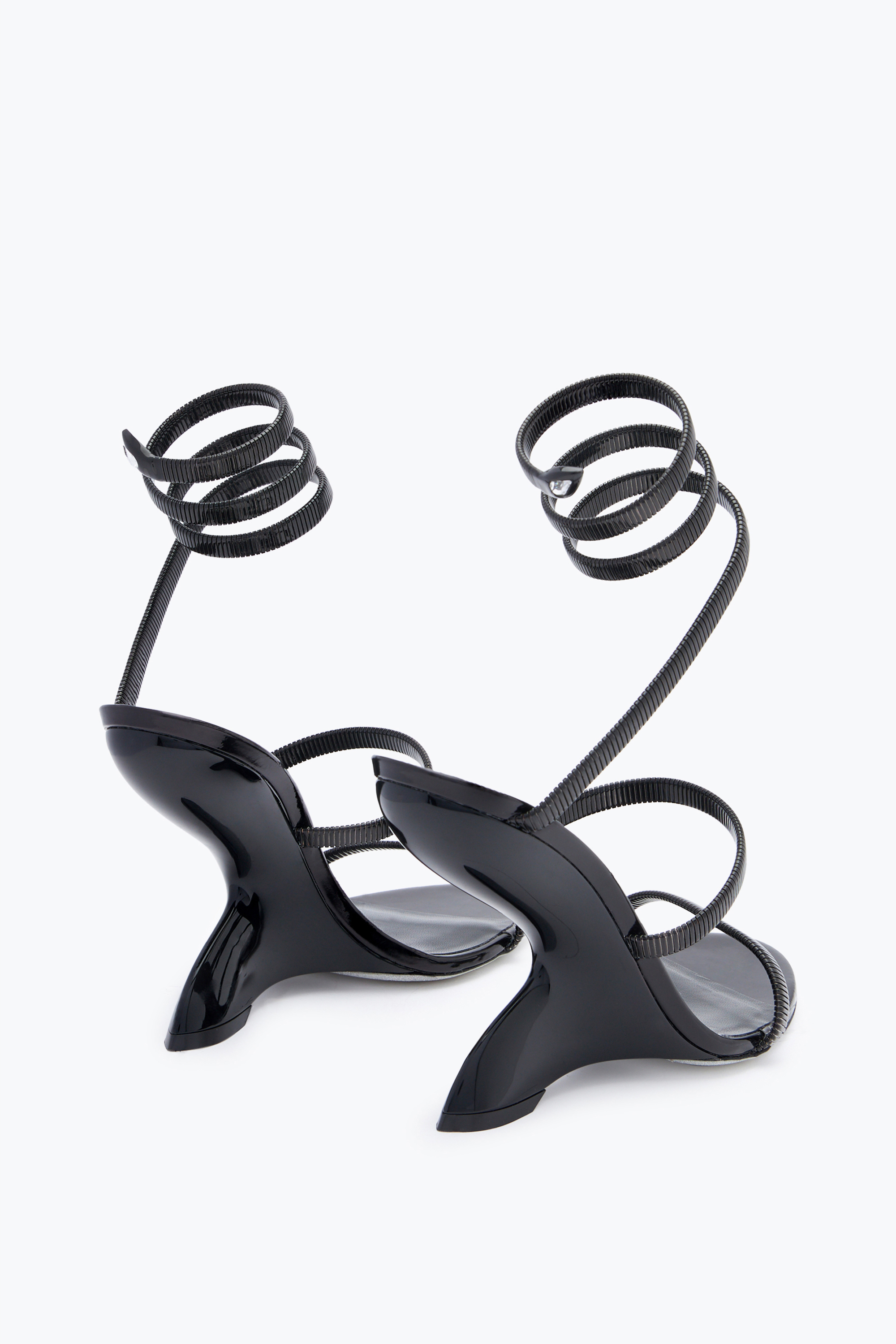 René Caovilla 105mm Symphony Leather Sandals