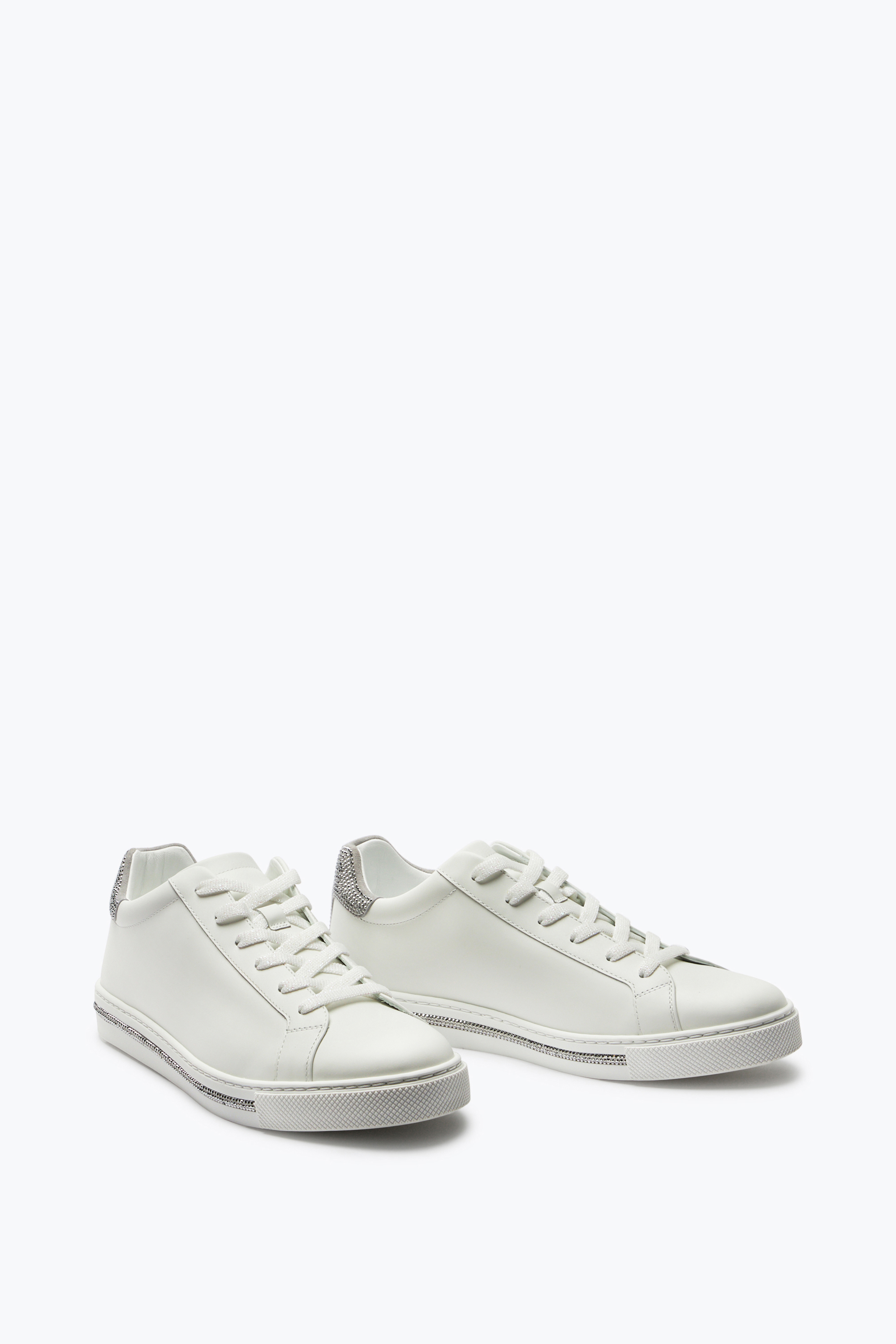 René Caovilla Xtra White And Silver Sneaker 15