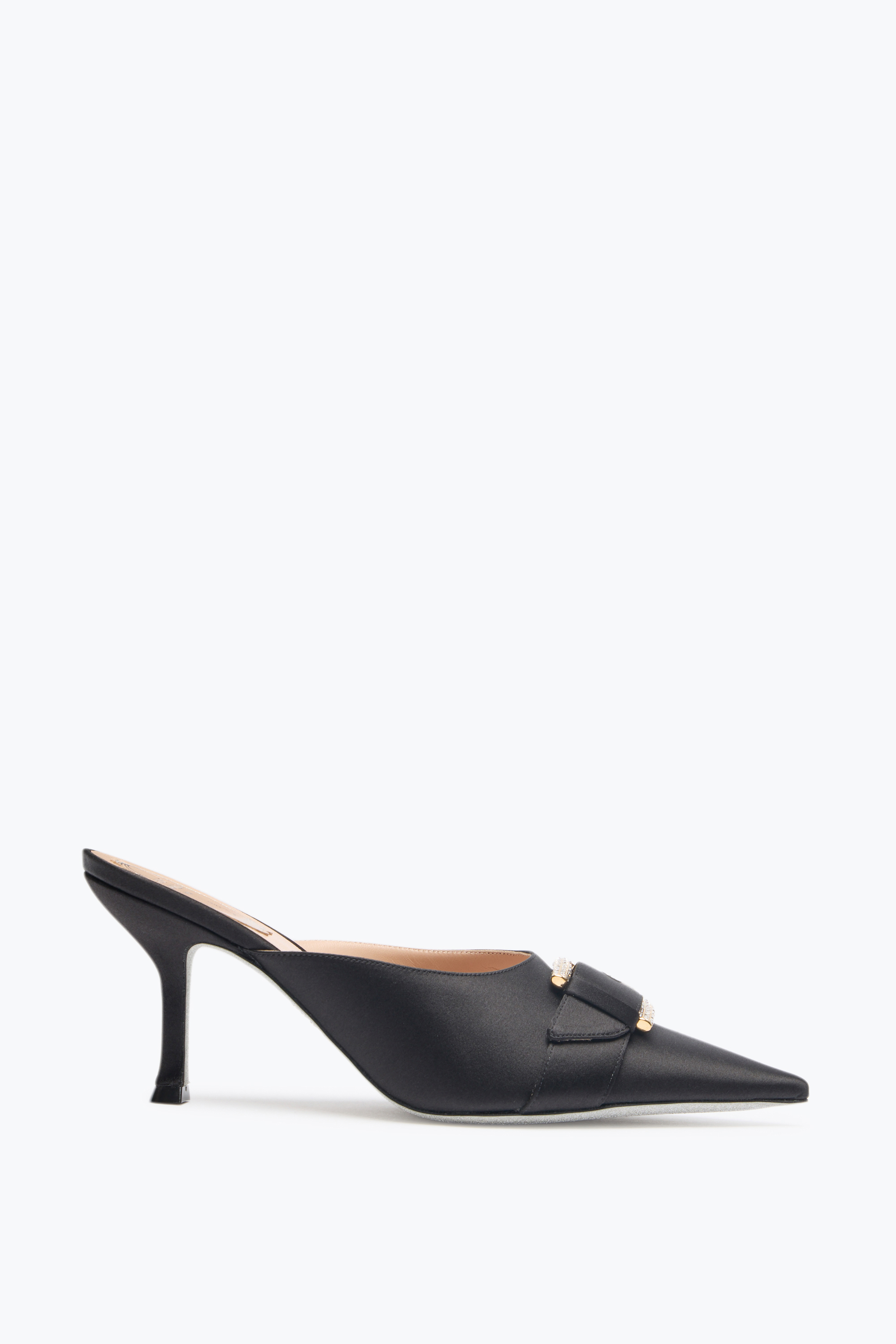 René Caovilla Martha Black Mule 80